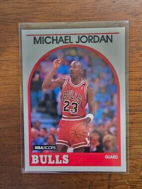Michael Jordan 1989-1990 NBA Hoops #200 - Chicago Bulls - NBA - Fresh Pull